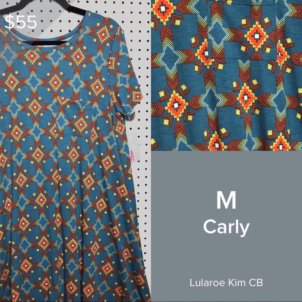 🚨 AZTEC 🚨 Lularoe Carly Dress 👗